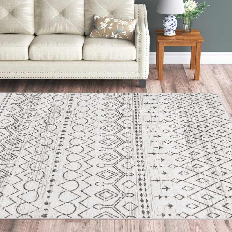 Tapis de couloir Annmarie Trellis, Rectangle 8 pi x 10 pi