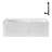 Streamline 60 in. x 32 in. Acrylic Right-Hand Drain Alcove Bathtub in Glossy White With External Drain-108300982