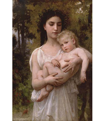 " Little Brother " by William Bouguereau