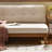 Armless Solid Wood Two - seater Sofa