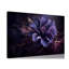 Purple Wall Canvas - Abstract Flower Print on Canvas Wall Art for Bedroom & Living Room - Stretched and Framed 16x24inch
