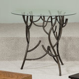 Karlie Glass Top End Table