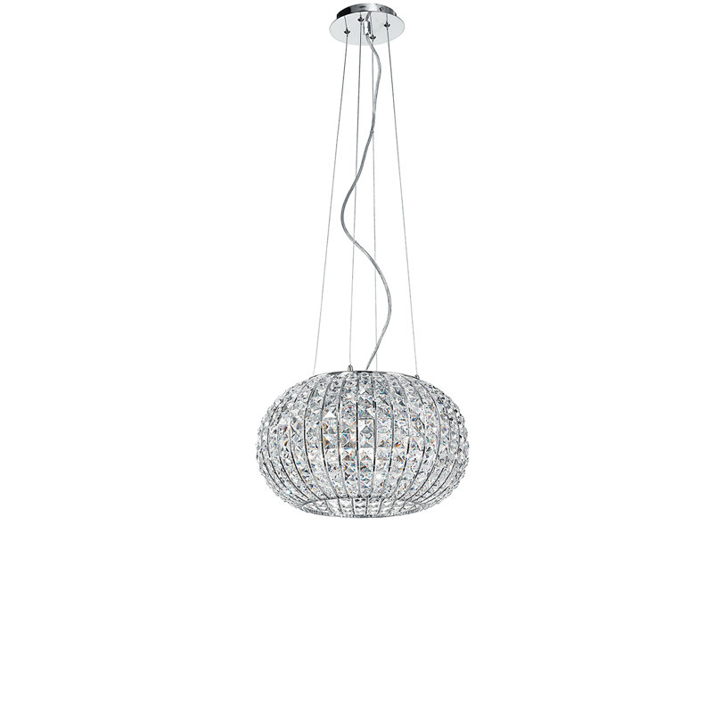 Desmond 5 - Light Chrome Crystal Pendant