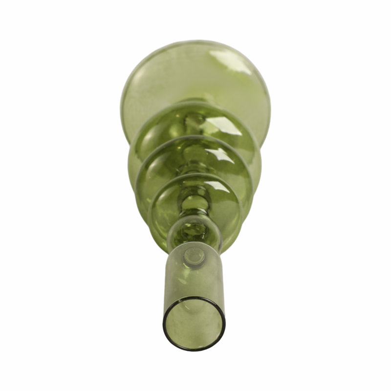 Candlestick Candle Holder, Green