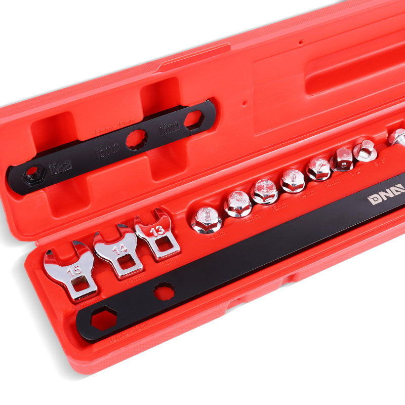 16pc Serpentine Belt Tool Set, Install Remove Serpentine Belts For Spring Loaded, With Case