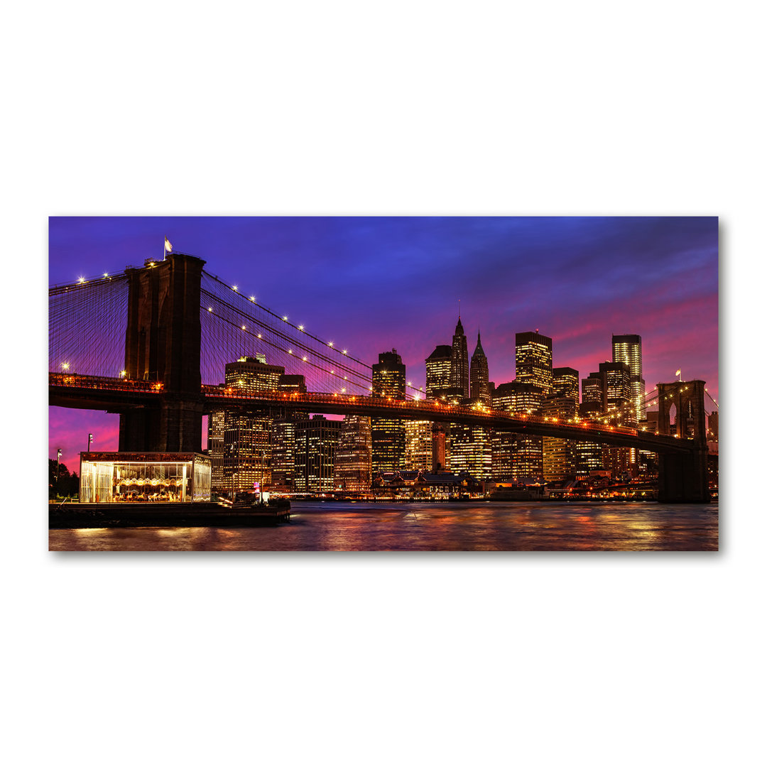 Manhattan West - Wrapped Canvas Kunstdrucke