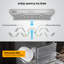 Hotte de cuisine sous armoire Empava 30 po en acier inoxydable, 400 pi³/min, à ventilation forcée, avec filtre à chicane.