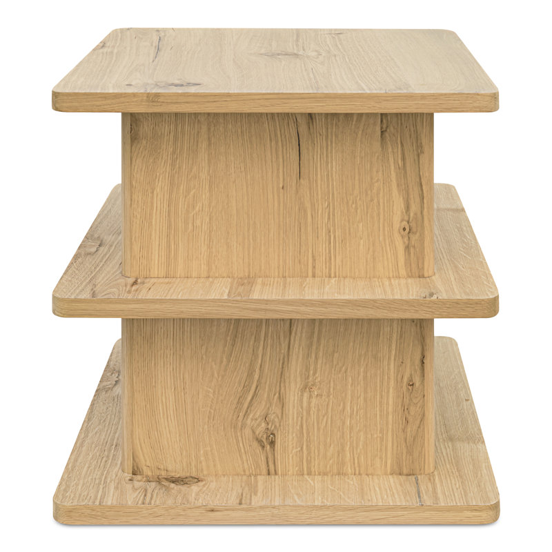 Casey Side Table Dark Brown, Natural