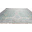 Tapis en soie naturel noué à la main BL.GN / vert canard-87665813