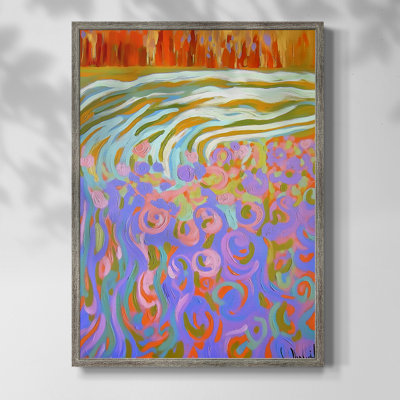 Reproduction encadrée FLORAL Series DLxxxx - bois massif