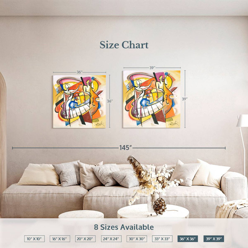 Avery Orchestra Act, 36" H x 36" W