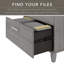 Ensemble de bureau avec rehausse Magomed-392739811