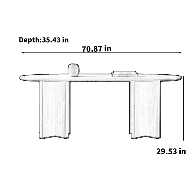 Nyaire, 29.53"H x 70.87"L x 35.43"W