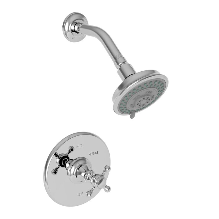 Gunmetal Grey Shower Faucet Handles Bathroom Brass Exposed Matte Black/  White Chrome Shower System