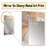Abstract Milky White Flow I - Abstract Shapes Mirror, Modern Unique Wall Mirror, Printed Metal Art-771723764
