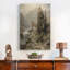Paysage rétro - impression sur toile tendue-462868765