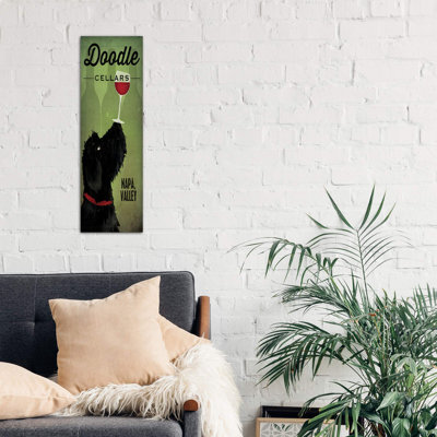 Doodle Cellars by Ryan Fowler - Wrapped Canvas Panoramic Print