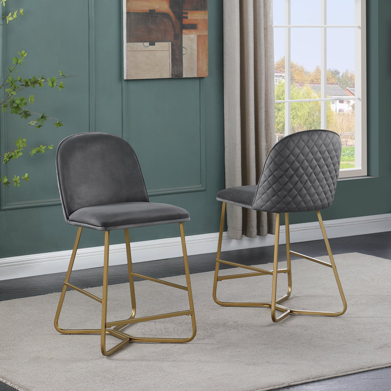 Tabouret 29 ", Gris foncé, Tabouret de comptoir (siège d’une hauteur de 24