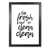 Black Grain Frame