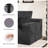108" Modular Sectional Couch with Ottoman, U-Shaped Sofa for Living Room, Apartment, No Assembly Required, Dark Gray-1740153409
