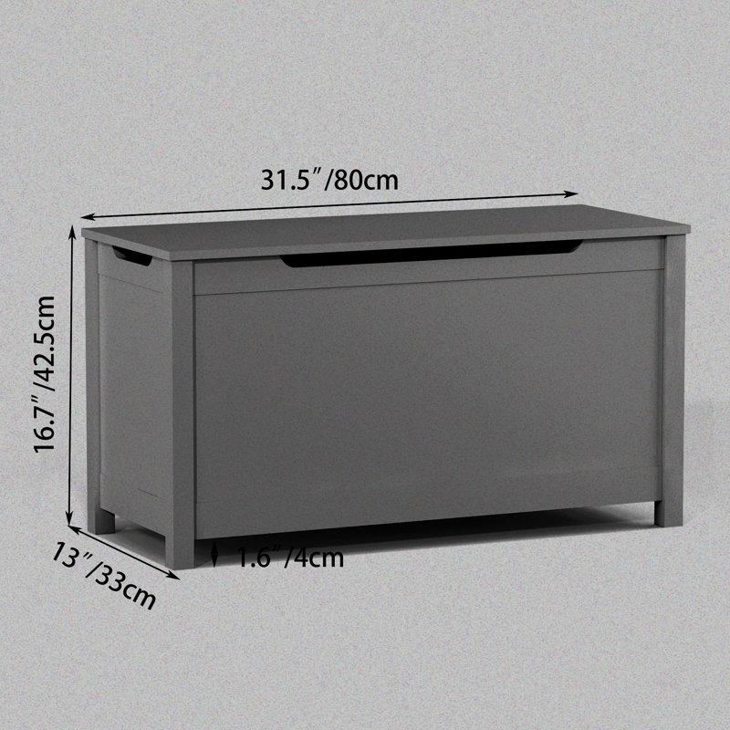 Banc de rangement Fredine, Blanc