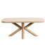 Table de salle à manger d'extérieur 70,9 po avec plateau en pierre frittée, structure en aluminium antirouille