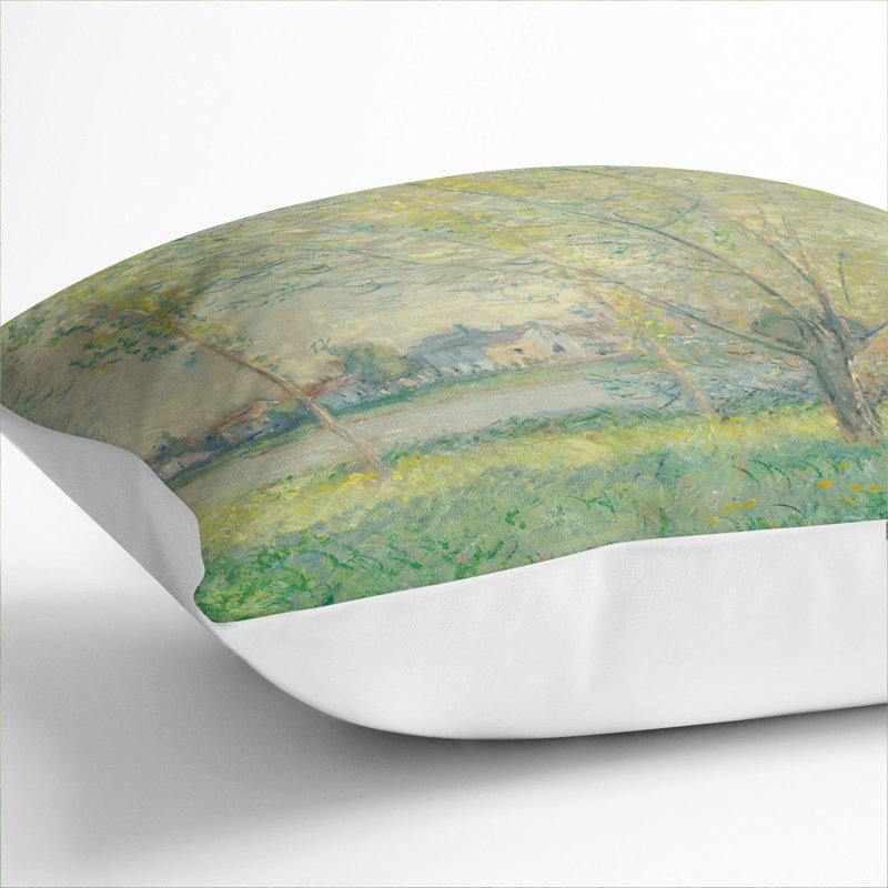 The Willows Scatter Cushion with Filling, 40cm H x 40cm W x 15cm D, White