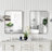 Wall Rectangular Mirror Metal Framed-2105888344