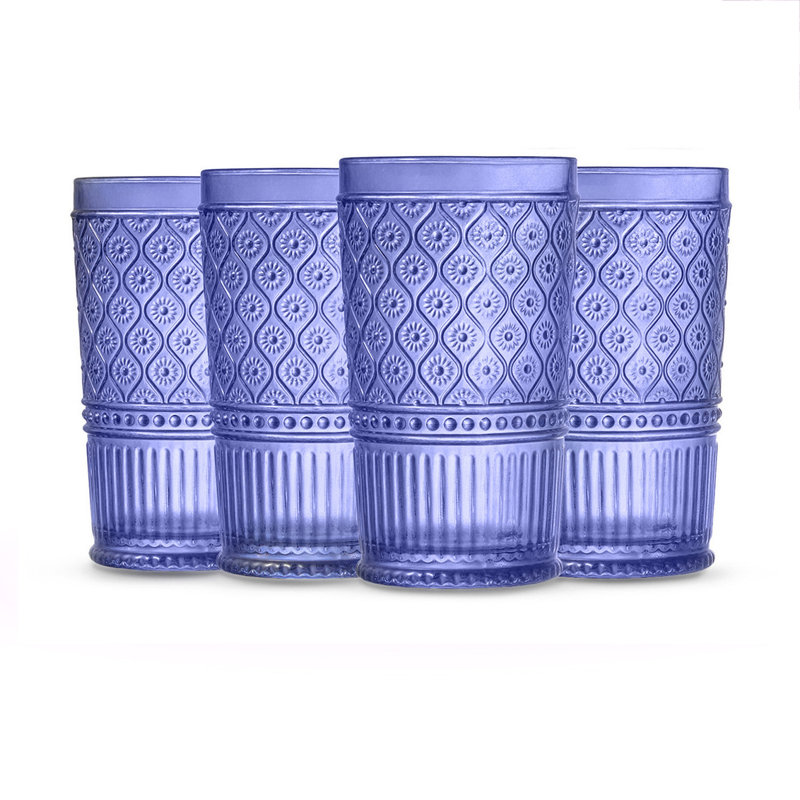 Claro Highball 17 oz, bleu