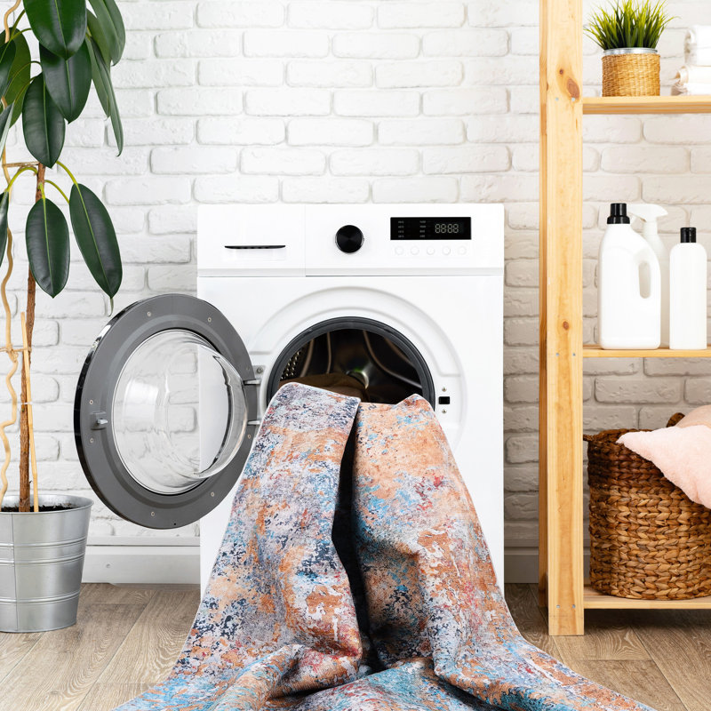 3x5 Washable Area Rug, Non-slip Low-pile Non-shedding For Home Development - Living Room, Bedroom, Kitchen, Dining Room & Pet , Stain Rug Improvement