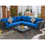 Olivander Polyethylene (PE) Wicker 5 - Person Seating Group with Cushions-1757966627-1757966626
