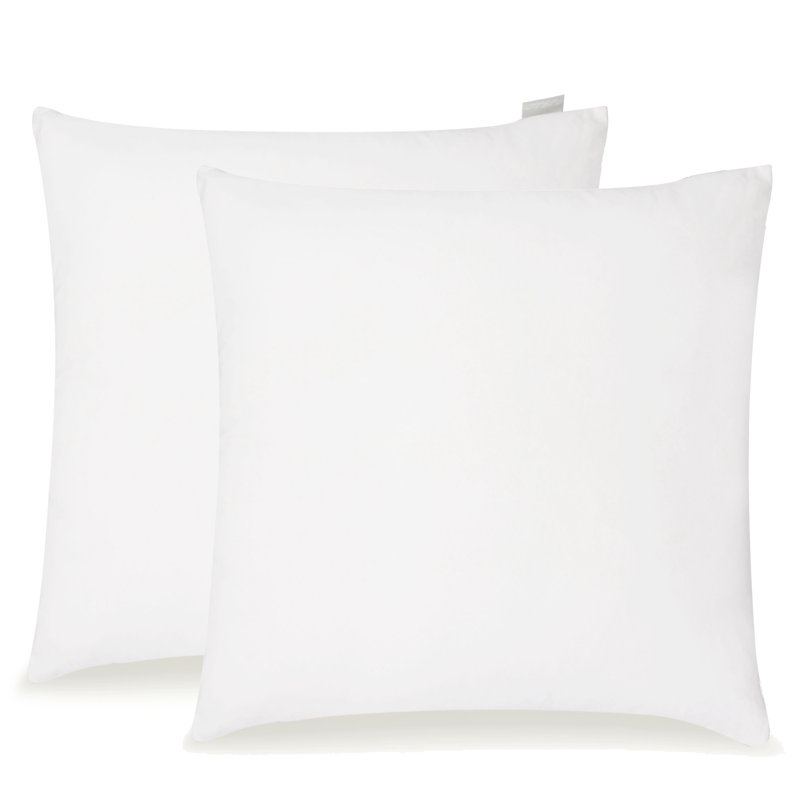 Housse et insert de coussin décoratif , Blanc