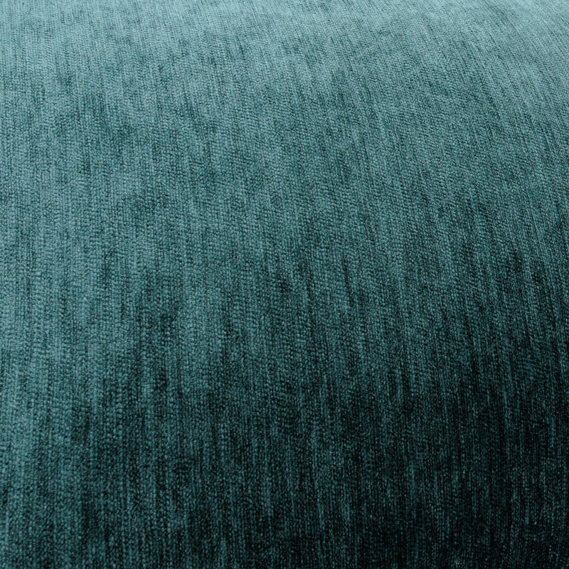 The Smith Feather Reversible Throw Pillow, Teal