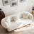 Round Arm Curved Sofa-445724738