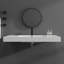 Lavabo de salle de bain mural simple 47 po SMC