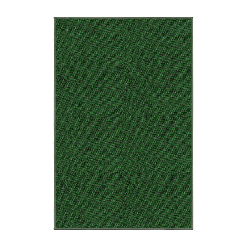 Tapis vert tissé à la machine, Rectangle 3 pi x 5 pi