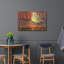  «Yellow Bird» par Bebe Keith, art mural en métal, 36 po x 24 po-1290776620