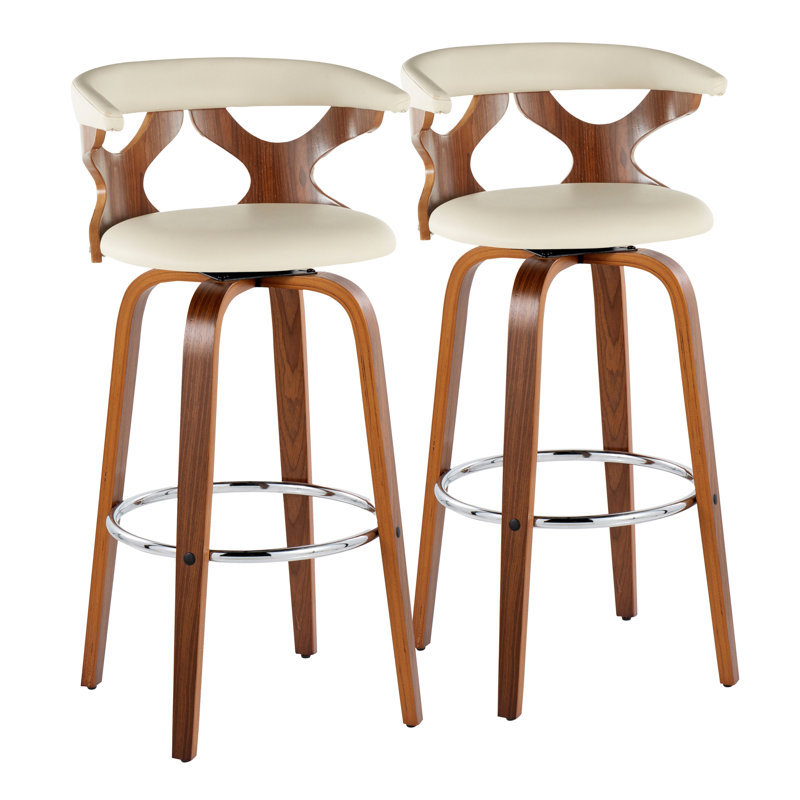 Tabouret de bar 30 po Laquietta Arabelle, Noyer