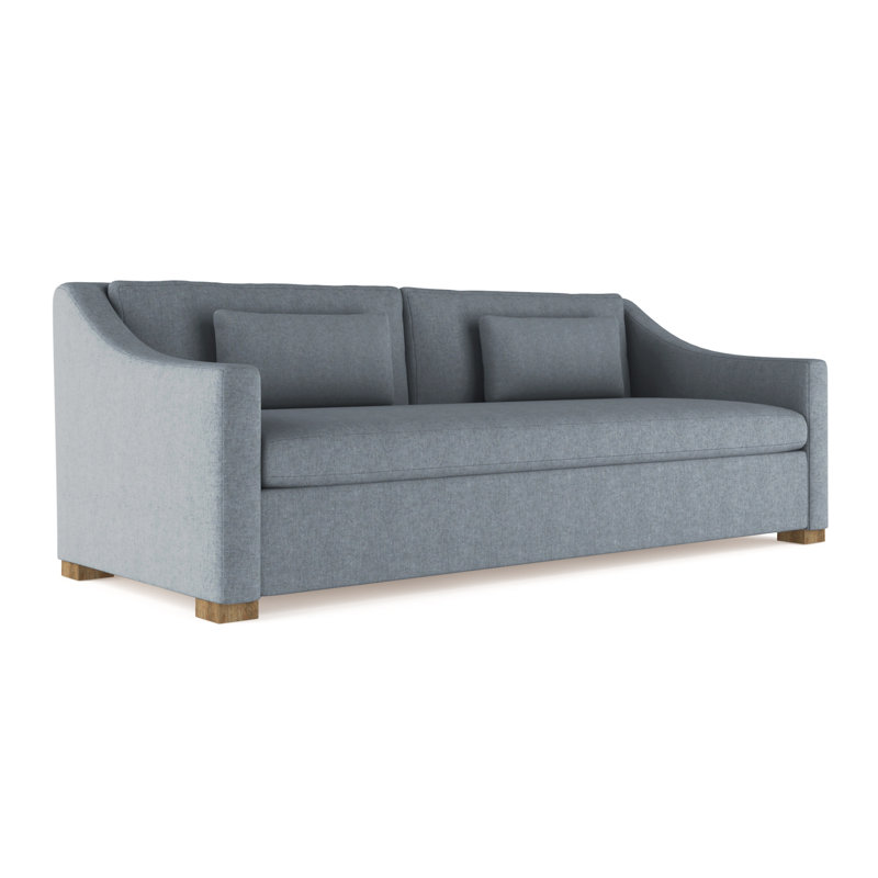 Canapé Crosby, H 32,5 po x l 96 po x P 38 po, Patiné, Brume moelleuse en velours