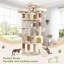 Tour pour arbre à chat multi-niveaux de 83 po pour chats d'intérieur avec poteau à griffes en sisal 83 po-130472901