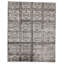 Geometric Area Rug in Light Gray