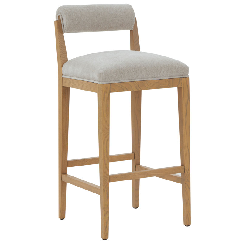 Oaklie Rolled Back Barstool, Bar Stool (30" Seat High)