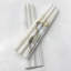Calacatta 12" x 3" Marble Mosaic Tile-79891842