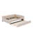 Upholstered Platform Bed With USB And Trundle-1068871440