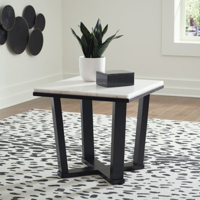 Marble Top End Table