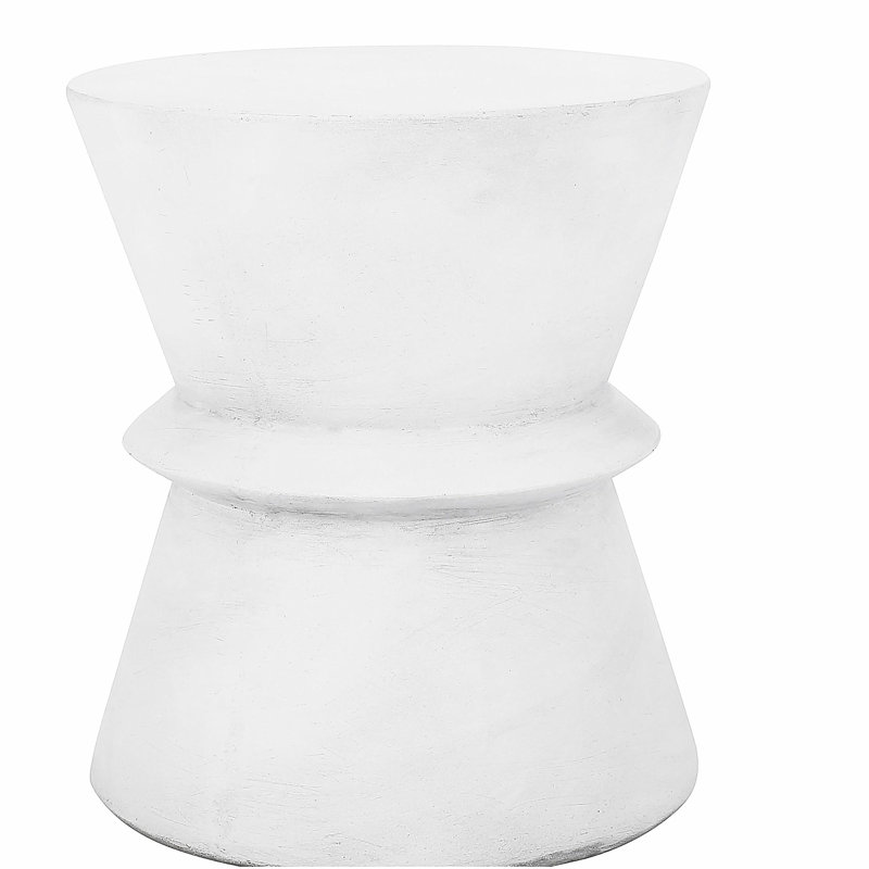 Table d'appoint d'extérieur en béton léger