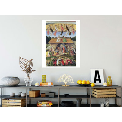 Mystic Nativité par Sandro Botticelli - Estampe numérique