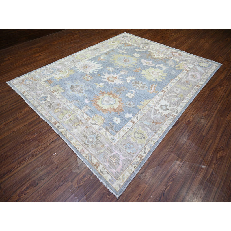 Zory One-of-a-Kind 8'1" X 10' New Age Wool Area Rug Blue
