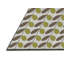 Tapis vert/brun tissé à la machine-419151696