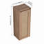 Armoire latérale de salle de bain 12 po, portes à fermeture douce, conception à fixation flottante (emballage KD)